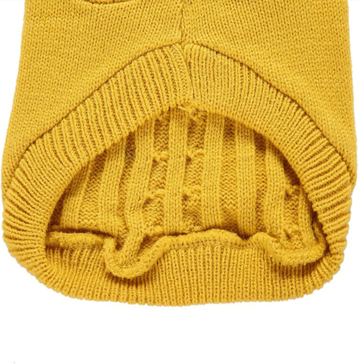 Knitted Small Dog Sweater, Turtleneck Pullover Warm Winter Puppy Clothes | Lightweight & Warm Knitted Winter Sweatshirt, Cold Weather Coat for Dog Girl & Boy, Cute Puppy Costume, Machine Washable